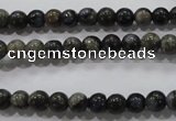 COP452 15.5 inches 6mm round natural grey opal gemstone beads
