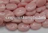 COP63 15.5 inches 10*14mm oval natural pink opal gemstone beads