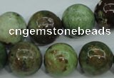 COP656 15.5 inches 16mm round green opal gemstone beads wholesale