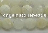 COP932 15.5 inches 8mm faceted round white opal gemstone beads