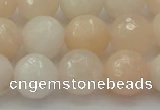 CPI213 15.5 inches 10mm faceted round pink aventurine jade beads