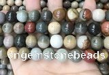 CPJ485 15.5 inches 14mm round polychrome jasper beads wholesale
