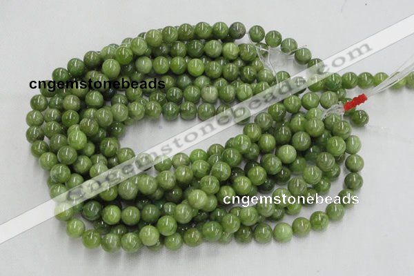 CPO01 15.5 inches 6mm round olivine gemstone beads wholesale