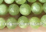 CPO44 15.5 inches 6mm round natural olivine gemstone beads