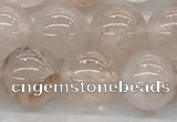 CPQ253 15.5 inches 10mm round natural pink quartz beads wholesale