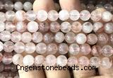 CPQ372 15 inches 8mm round red quartz beads wholesale