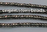 CPY606 15.5 inches 2*3mm heishi pyrite gemstone beads