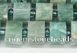 CRB1070 15.5 inches 7*9mm - 8*10mm faceted tyre amazonite beads