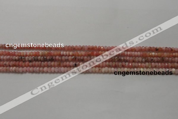 CRB110 15.5 inches 2.5*4mm faceted rondelle opal gemstone beads