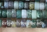 CRB2560 15.5 inches 2*4mm heishi Indian agate beads wholesale