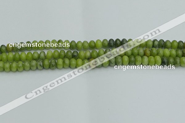 CRB2836 15.5 inches 5*8mm rondelle Chinese chrysoprase beads