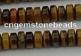CRB435 15.5 inches 5*8mm rondelle yellow tiger eye beads