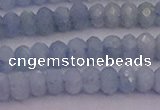 CRB710 15.5 inches 2.5*4mm faceted rondelle aquamarine beads