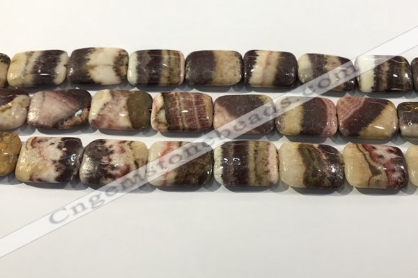 CRC1103 15.5 inches 18*25mm rectangle rhodochrosite beads
