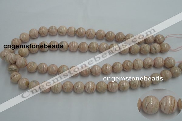 CRC154 15.5 inches 12mm round Argentina rhodochrosite beads