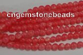CRC500 15.5 inches 4mm round synthetic rhodochrosite beads