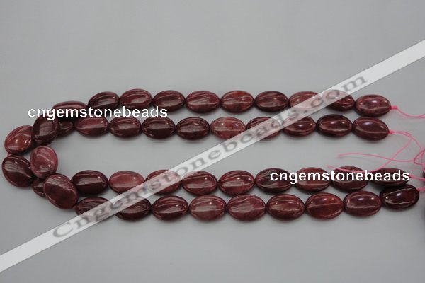 CRC831 15.5 inches 10*14mm oval Brazilian rhodochrosite beads
