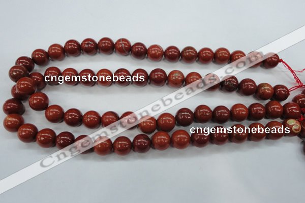 CRE28 15.5 inches 12mm round red jasper gemstone beads wholesale
