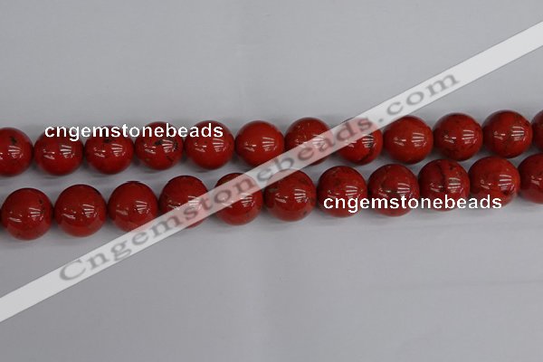 CRE315 15.5 inches 14mm round red jasper beads wholesale