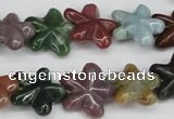 CRG24 15.5 inches 16*16mm star Indian agate gemstone beads wholesale