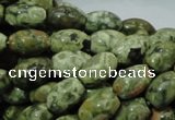 CRH104 15.5 inches 8*12mm rice rhyolite beads wholesale