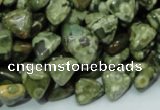 CRH30 15.5 inches 10*10mm triangle rhyolite beads wholesale