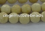 CRI213 15.5 inches 10mm faceted round riverstone beads wholesale