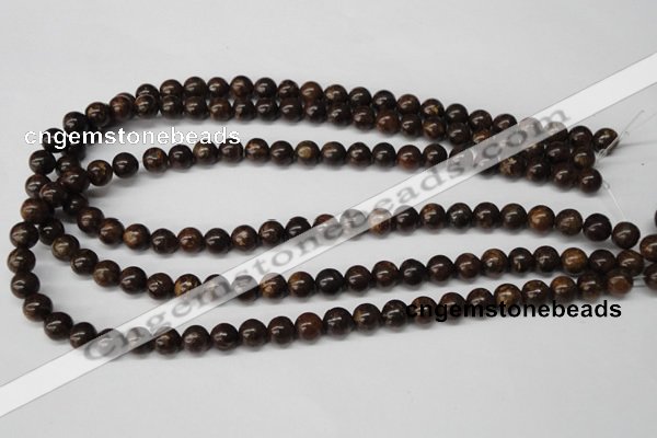 CRO124 15.5 inches 8mm round bronzite gemstone beads wholesale