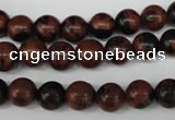 CRO126 15.5 inches 8mm round mahogany obsidian beads wholesale