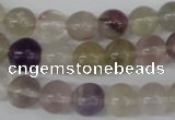 CRO135 15.5 inches 9mm round fluorite gemstone beads wholesale