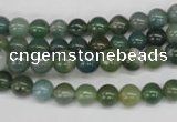 CRO22 15.5 inches 6mm round moss agate gemstone beads wholesale