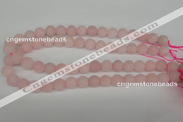 CRO342 15.5 inches 12mm round rose quartz beads wholesale