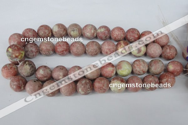 CRO496 15.5 inches 18mm round jasper gemstone beads wholesale