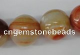 CRO533 15.5 inches 20mm round agate gemstone beads wholesale