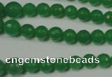 CRO717 15.5 inches 6mm – 14mm faceted round candy jade beads