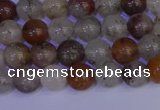 CRO891 15.5 inches 6mm round mixed lodalite quartz beads wholesale