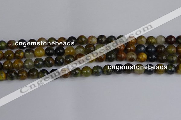 CRO903 15.5 inches 10mm round golden pietersite beads wholesale