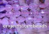CRQ437 15.5 inches 15*20mm faceted oval rose quartz beads wholesale