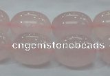 CRQ68 15.5 inches 16*20mm egg-shaped natural rose quartz beads