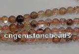 CRU451 15.5 inches 5mm round Multicolor rutilated quartz beads