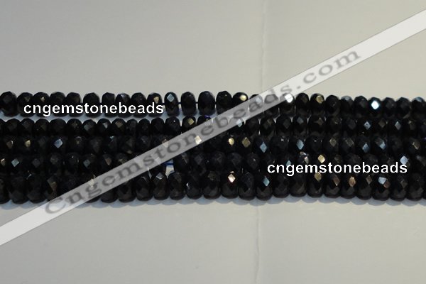 CRZ985 15.5 inches 5*7mm faceted rondelle AA grade sapphire beads