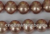 CSB141 15.5 inches 12*15mm – 13*16mm oval shell pearl beads