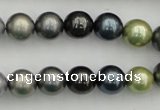 CSB340 15.5 inches 10mm round mixed color shell pearl beads