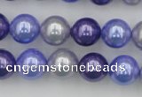 CSB369 15.5 inches 12mm round mixed color shell pearl beads