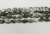 CSB4126 15.5 inches 8*12mm oval abalone shell beads wholesale