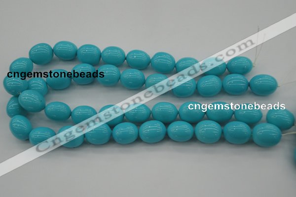 CSB677 15.5 inches 16*19mm oval shell pearl beads