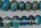 CSE302 15.5 inches 7*10mm – 15*20mm rondelle dyed sea sediment jasper beads
