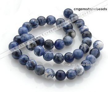 CSO02 15 inches 10mm round sodalite gemstone beads wholesale