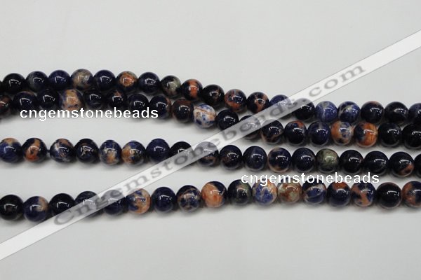 CSO262 15.5 inche 8mm round red sodalite gemstone beads wholesale