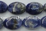CSO371 15.5 inches 10*14mm oval natural sodalite gemstone beads